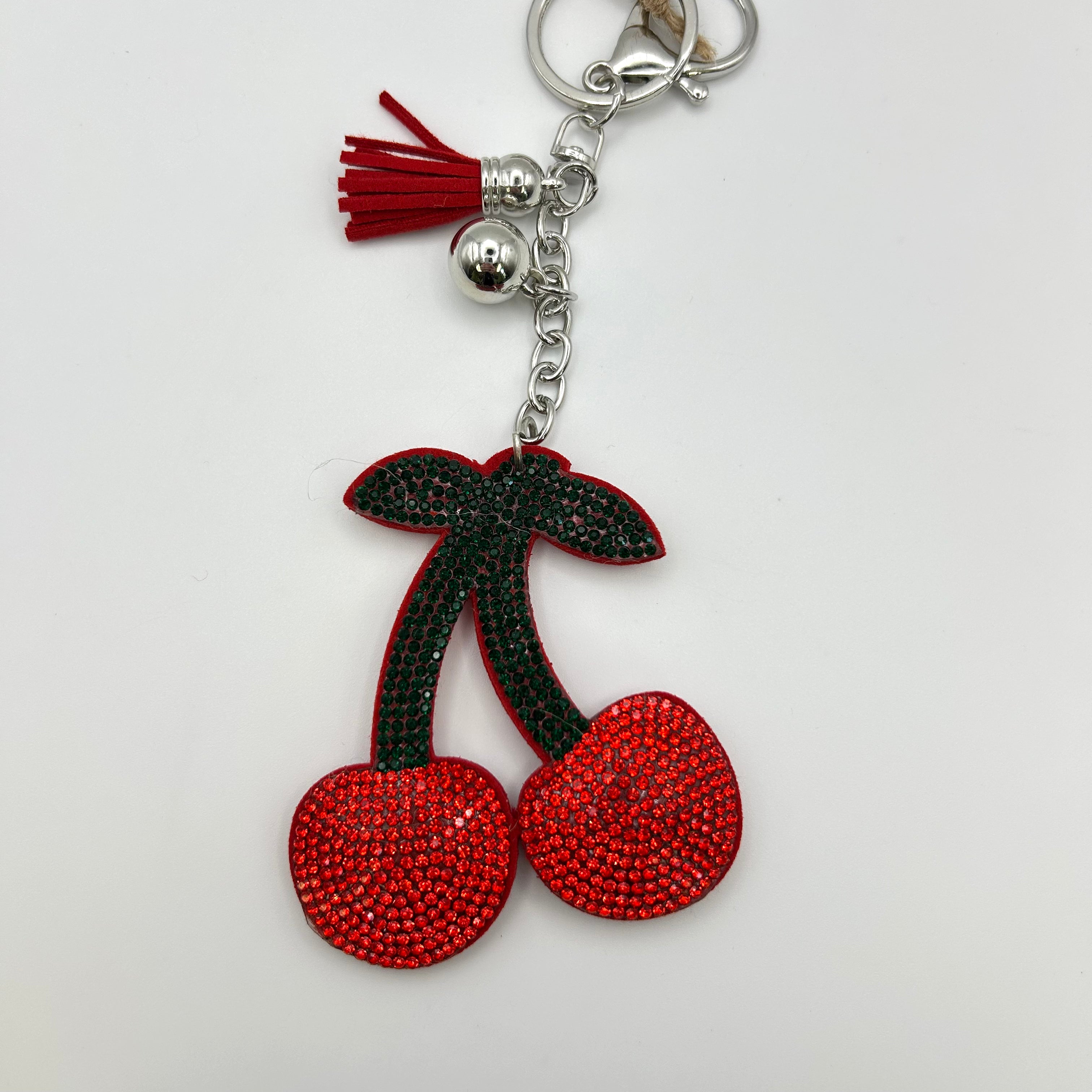 Sparkly Keychains – Cherry, Ladybug, Avocado, & Llama